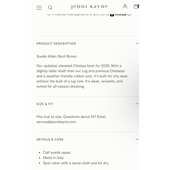 New Jenni Kayne Suede Alden Boot Brown Black Ankle Boots & Booties 39/9 - Picture 5 of 5